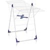 LEIFHEIT 81408 Essiccatore su piedini di apertura a chiusura semiautomatica 20 metri CLASSIC 200 Flex bianco e blu