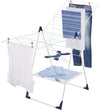 Stendibiancheria da libera installazione - LEIFHEIT - Classic 250 Flex - 81409 - Apertura/chiusura facile - Rete per bucato - 25 m - Bianco