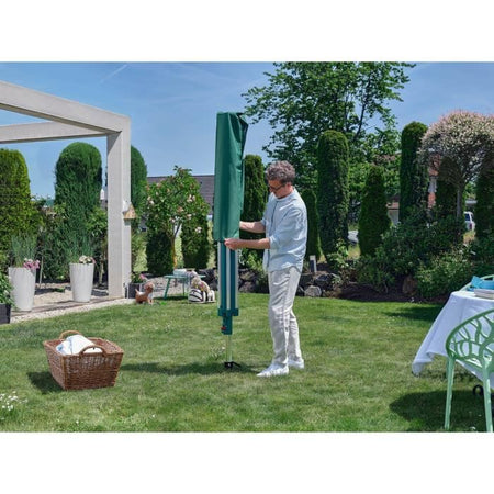 LEIFHEIT Copertura per asciugatrice a ombrello 85666 Copertura protettiva Leifheit con cerniera per asciugatrice 30 x 200 cm impermeabile