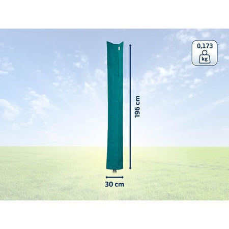 LEIFHEIT Copertura per asciugatrice a ombrello 85666 Copertura protettiva Leifheit con cerniera per asciugatrice 30 x 200 cm impermeabile