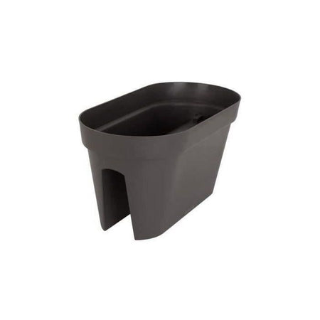 ARTEVASI Jardiniere per balcone Capri - 30 x 60 x H 30 cm - 26,8 L - Grigio antracite