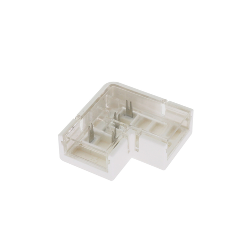 CONNETTORE ANGOLARE A L PER STRIP LED IP68 10mm OUT 8mm IN