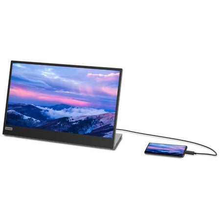 Schermo esterno portatile LENOVO L15 Schermo IPS FHD da 15,6 pollici, 60 Hz, tempo di risposta di 6 ms, 2 porte USB-C