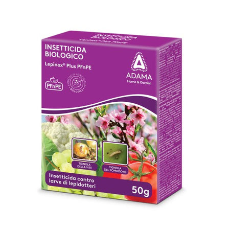 Lepinox Plus PFnPE gr.50 Insetticida Biologico a Base di Bacillus Thuringiensis Adama