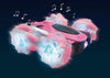 Crosslander 360+: coche todoterreno teledirigido rosa brillante, programable y recargable.