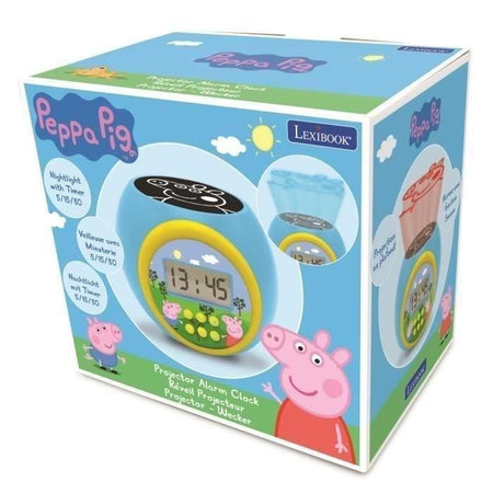 Peppa Pig sveglia con proiettore e timer