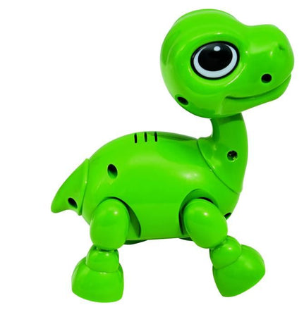Power Puppy Mini - Robot dinosauro con effetti luminosi e sonori, controllo del battito delle mani, ripetizione