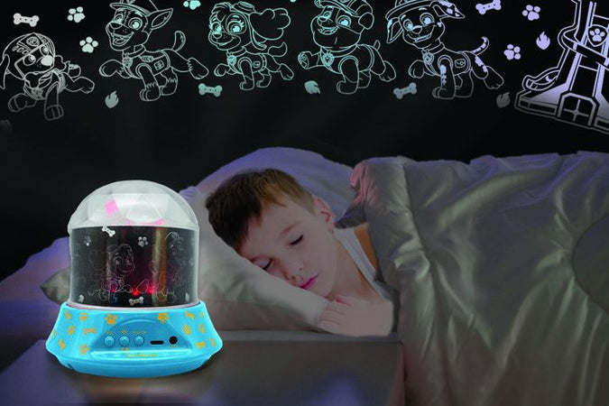 Luce notturna con proiezioni ed effetti sonori dei Paw Patrol