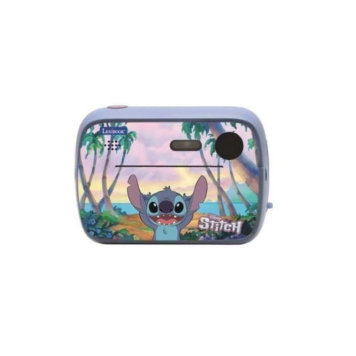LEXIBOOK- Fotocamera istantanea Starcam foto + video Stitch - Due sensori da 1,3 MP - Flash schermo LCD da 2 pollici incluso - Blu