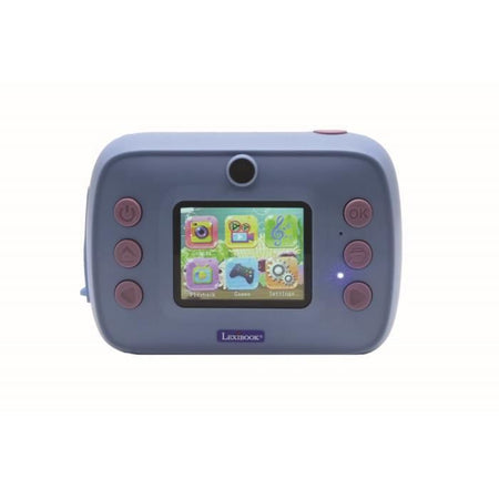LEXIBOOK- Fotocamera istantanea Starcam foto + video Stitch - Due sensori da 1,3 MP - Flash schermo LCD da 2 pollici incluso - Blu