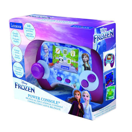 LEXIBOOK - Console didattica bilingue francese/inglese - Schermo LCD Frozen da 2,8 pollici - Viola - JCG100DPi1