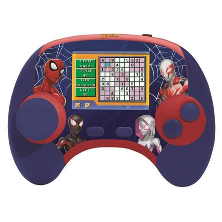 LEXIBOOK - Console educativa bilingue francese/inglese - Spiderman, schermo LCD da 2,8 pollici - blu/rosso -JCG100DPi1