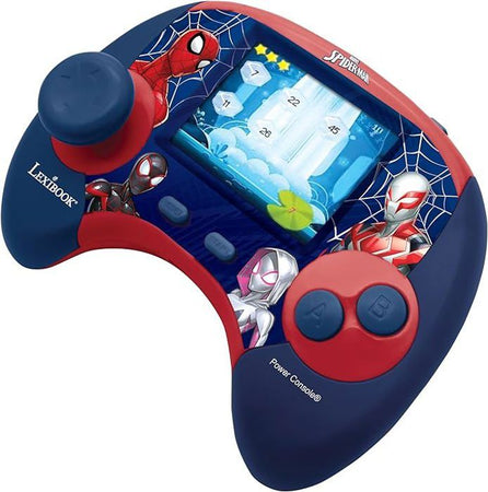 LEXIBOOK - Console educativa bilingue francese/inglese - Spiderman, schermo LCD da 2,8 pollici - blu/rosso -JCG100DPi1