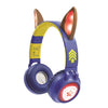 Casco lum. Bluetooth pieghevole e cablato con design 3D delle orecchie di Chase di Paw Patrol con limitazione del volume