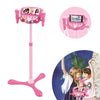 Microfono Barbie su supporto luminoso regolabile con altoparlante, 2 microfoni ed effetti vocali, altoparlante Bluetooth