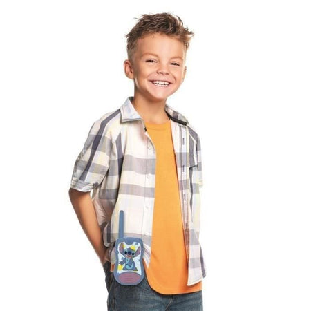 Walkie-talkie Disney Stitch - LEXIBOOK - Portata 200 m - Blu