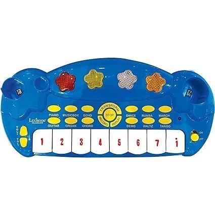 Batteria luminosa completa con tastiera, piatti e sgabello