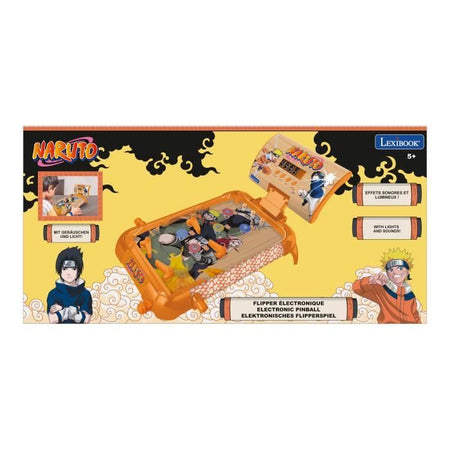 Flipper da tavolo elettronico Naruto con suoni, luci e visualizzazione del punteggio sullo schermo