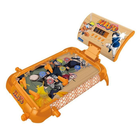 Flipper da tavolo elettronico Naruto con suoni, luci e visualizzazione del punteggio sullo schermo