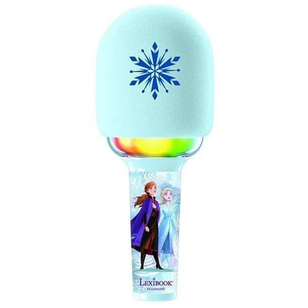 Lexibook - Microfono Karaoke Frozen - 3 modalità e 4 effetti vocali - Ricarica USB-C - Wireless Bluetooth
