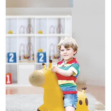 Giraffa gonfiabile che salta - Lexibook - 45 cm H - Pompa manuale inclusa - Dai 3 anni