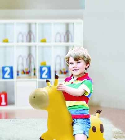 Giraffa gonfiabile che salta - Lexibook - 45 cm H - Pompa manuale inclusa - Dai 3 anni