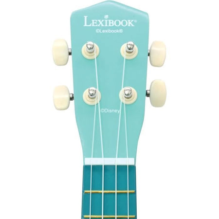 Lexibook - Stitch Ukulele - Circa 53 cm - Legno - 6 corde in nylon - Guida fornita