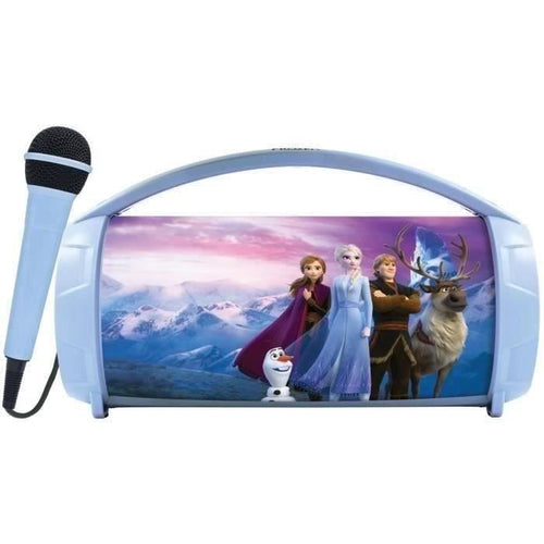 Altoparlante Bluetooth wireless illuminato con microfono Frozen