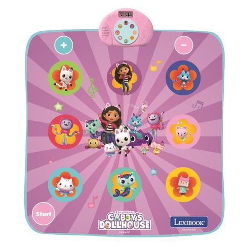Tappetino da ballo elettronico, Bluetooth e luminoso Gabby and the Magic House con 6 modalità di gioco
