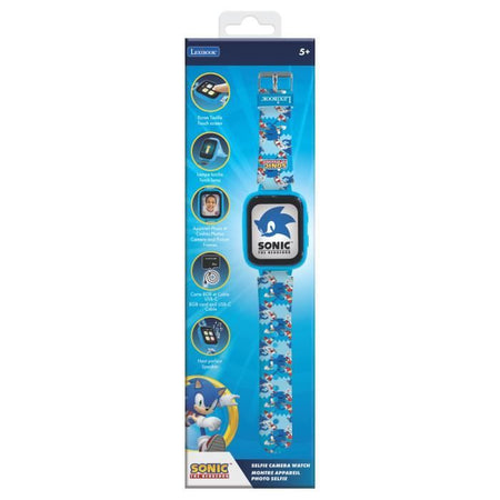 Orologio Sonic con schermo a colori, fotocamera e scheda di memoria da 8 GB