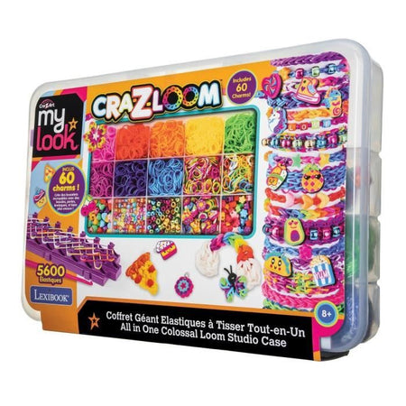 LEXIBOOK - Kit gigante per la tessitura elastica tutto in uno