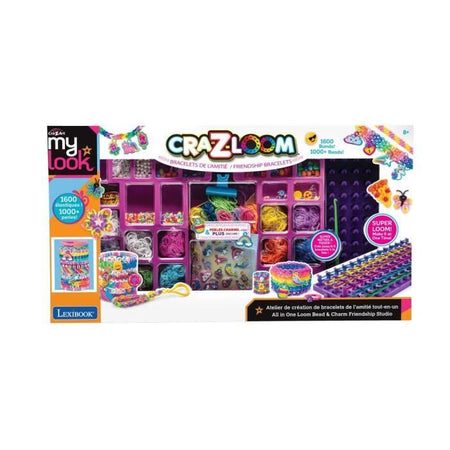 LEXIBOOK - Laboratorio completo per realizzare braccialetti dell'amicizia