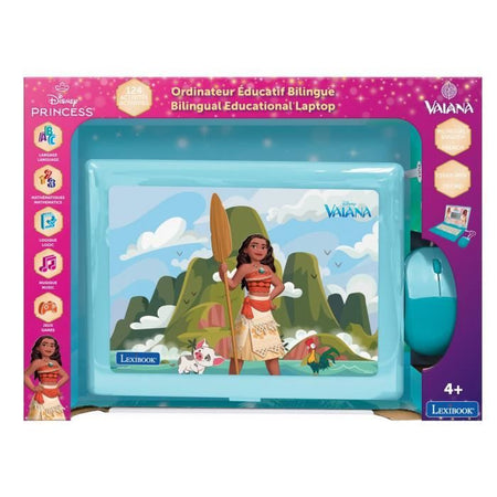 Vaiana computer didattico bilingue con 124 attività (EN/FR)