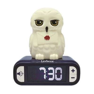 Sveglia digitale con luce notturna LEXIBOOK - Hedwig - Luce e suono 3D - Per bambini