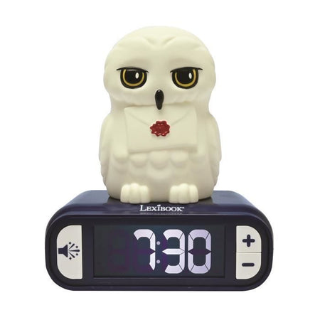 Sveglia digitale con luce notturna LEXIBOOK - Hedwig - Luce e suono 3D - Per bambini