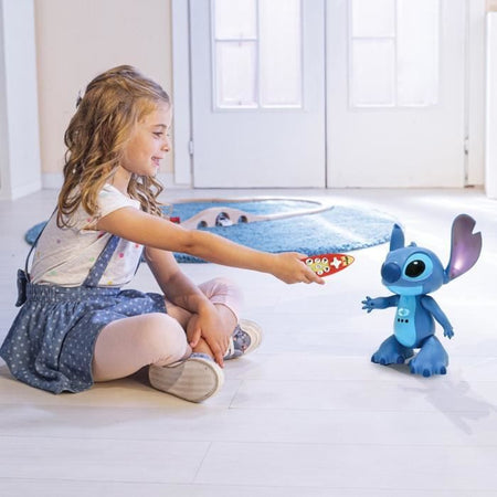 Lexibook - Robot Stitch bilingue e interattivo telecomandato, con la vera voce di Stitch