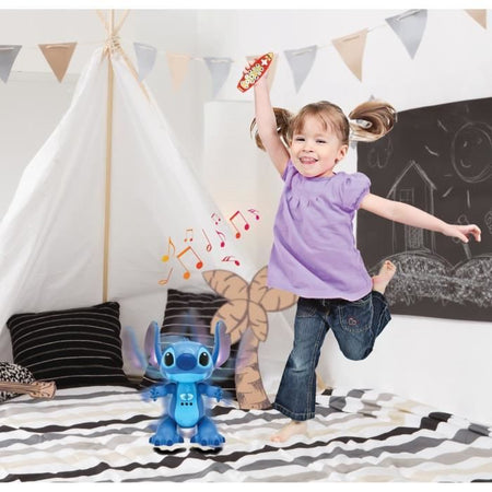 Lexibook - Robot Stitch bilingue e interattivo telecomandato, con la vera voce di Stitch
