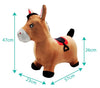 LEXIBOOK Pony gonfiabile da salto in peluche