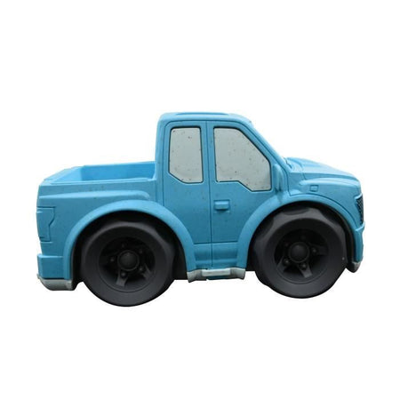 Pick-up blu nelle fibre di grano, riciclabile e biodegradabile