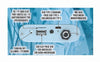 THE SNOW QUEEN Altoparlante Bluetooth portatile alla moda con microfono ed effetti di luce LEXIBOOK
