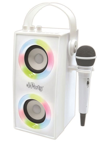 Altoparlante Bluetooth portatile alla moda con microfono ed effetti di luce iParty LEXIBOOK