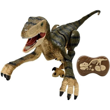 LEXIBOOK - RC Velociraptor - Dinosauro di simulazione telecomando - Inglese