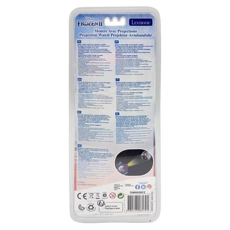 THE SNOW QUEEN Orologio digitale con proiezione di 20 immagini - LEXIBOOK