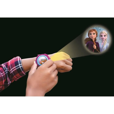 THE SNOW QUEEN Orologio digitale con proiezione di 20 immagini - LEXIBOOK