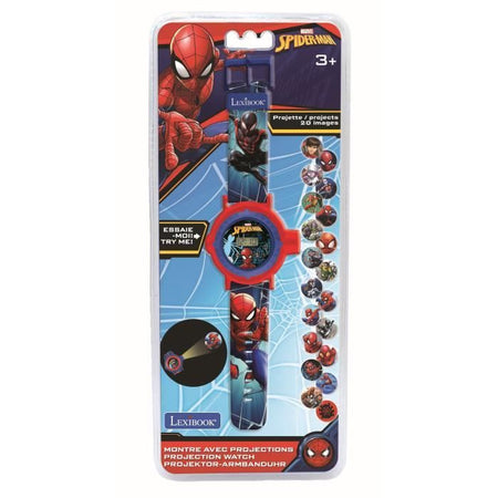 SPIDER-MAN Orologio digitale con proiezione di 20 immagini - LEXIBOOK