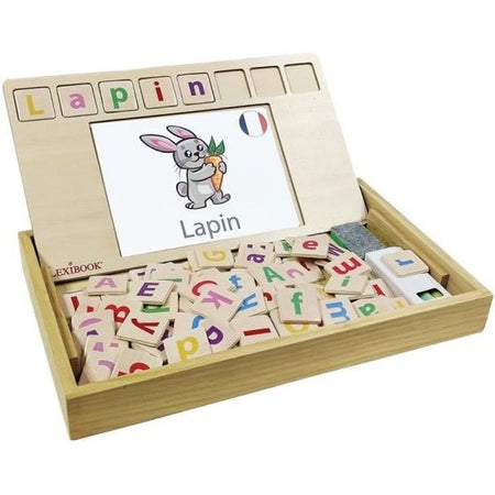 Bio Toys - Scuola di parole bilingue francese/inglese - Gioco in legno