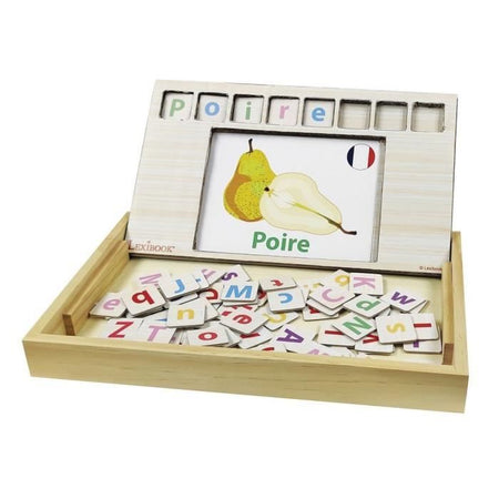 Bio Toys - Scuola di parole bilingue francese/inglese - Gioco in legno