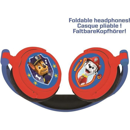 Cuffie PAT 'PATROUILLE Cuffie stereo cablate pieghevoli per bambini con limitazione del volume di ascolto - LEXIBOOK