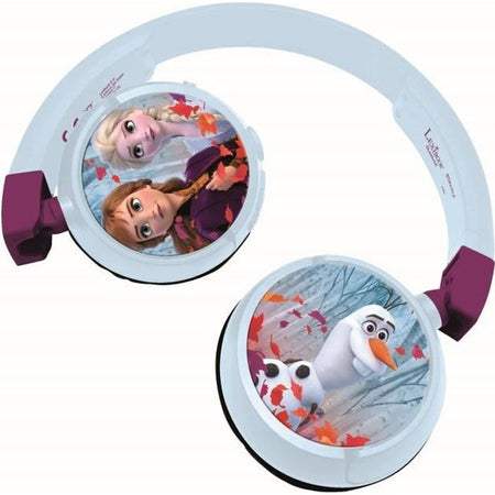 SNOW QUEEN Comode cuffie pieghevoli 2 in 1 bluetooth e cablate per bambini con limitazione del suono - LEXIBOOK