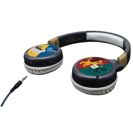 HARRY POTTER - Cuffie Bluetooth 2 in 1 - Cablate comode e pieghevoli per bambini con limitazione del suono